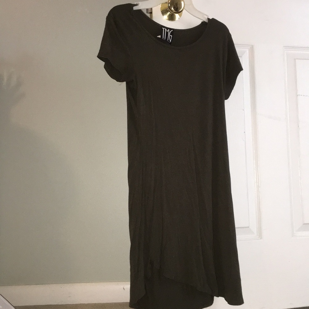 Form fitting t-shirt dress